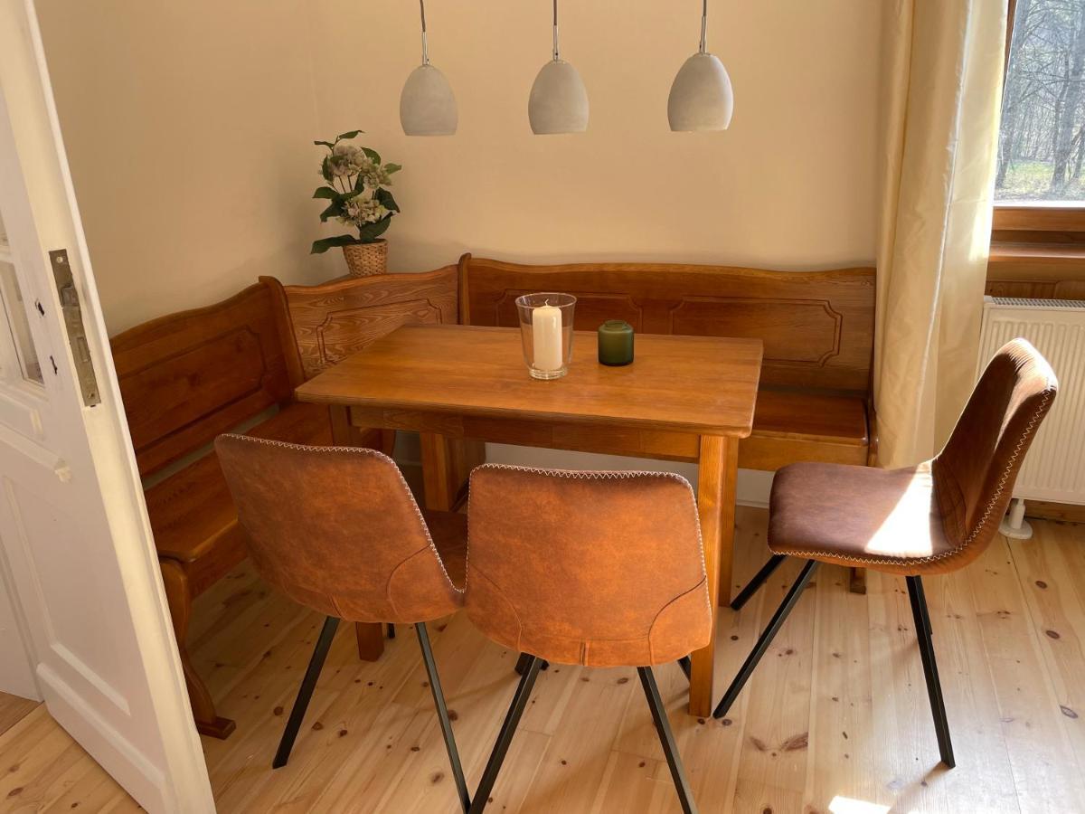 Apartamento Schellnhof Forsthaus Am Waldrand Nidda Exterior foto