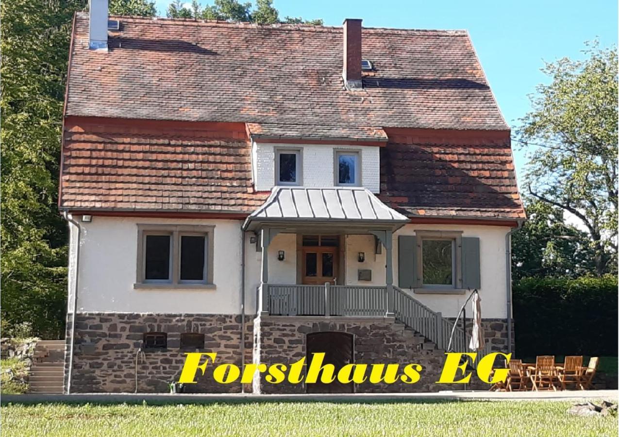 Apartamento Schellnhof Forsthaus Am Waldrand Nidda Exterior foto
