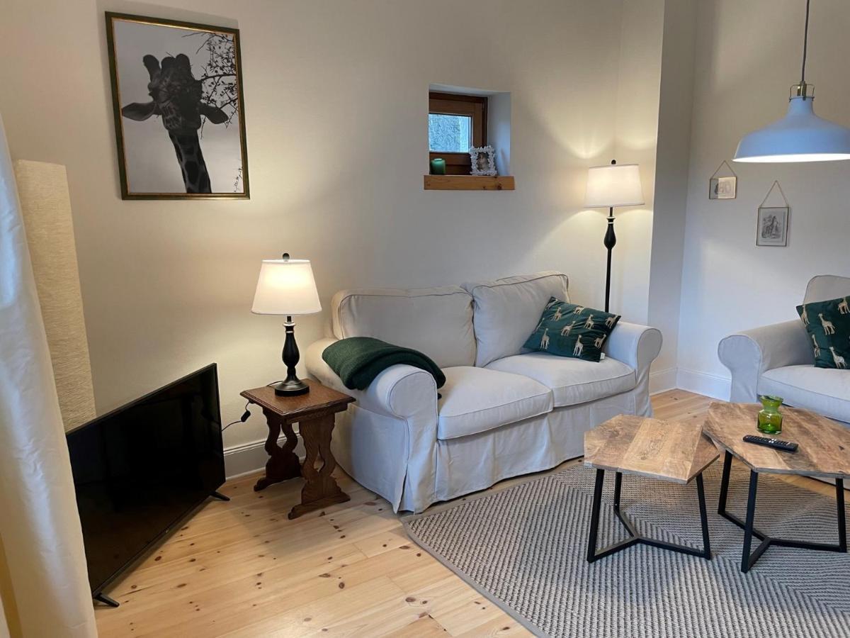 Apartamento Schellnhof Forsthaus Am Waldrand Nidda Exterior foto