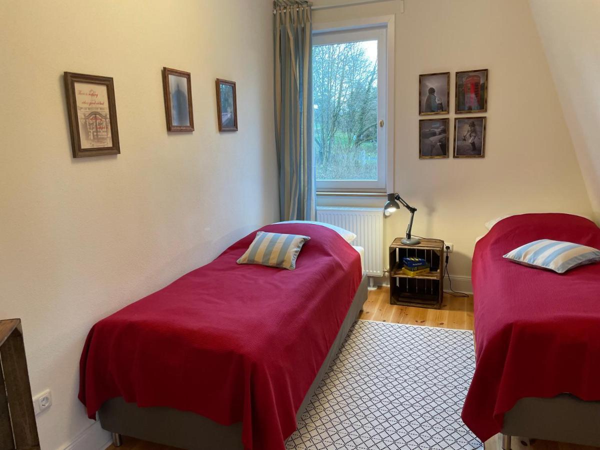 Apartamento Schellnhof Forsthaus Am Waldrand Nidda Exterior foto