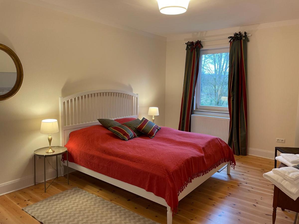 Apartamento Schellnhof Forsthaus Am Waldrand Nidda Exterior foto