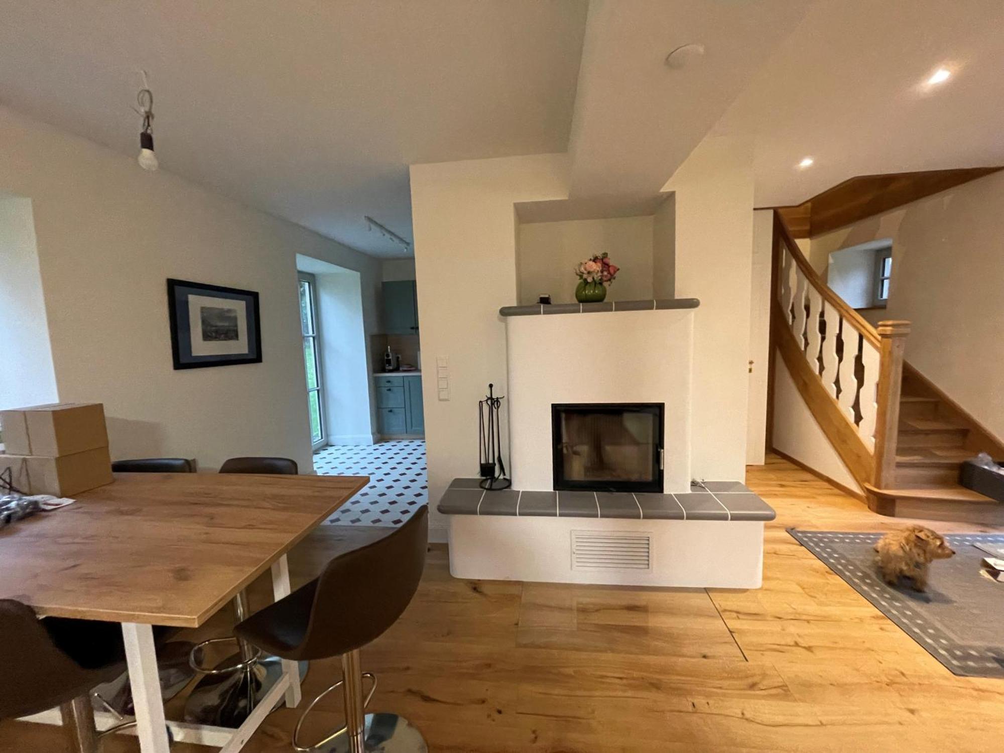 Apartamento Schellnhof Forsthaus Am Waldrand Nidda Exterior foto
